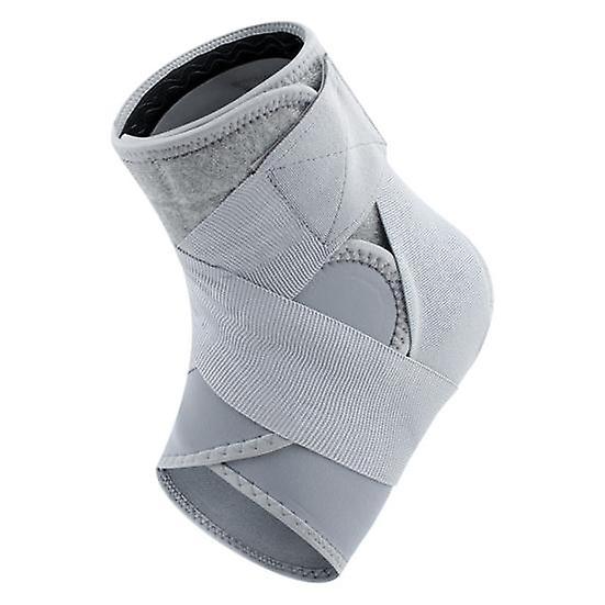 1Pc High-Elastic Ankle Wrap Ankle Brace Support with Fastener Tape Soft Breathable Adjustable Compression Ankle Sleeve