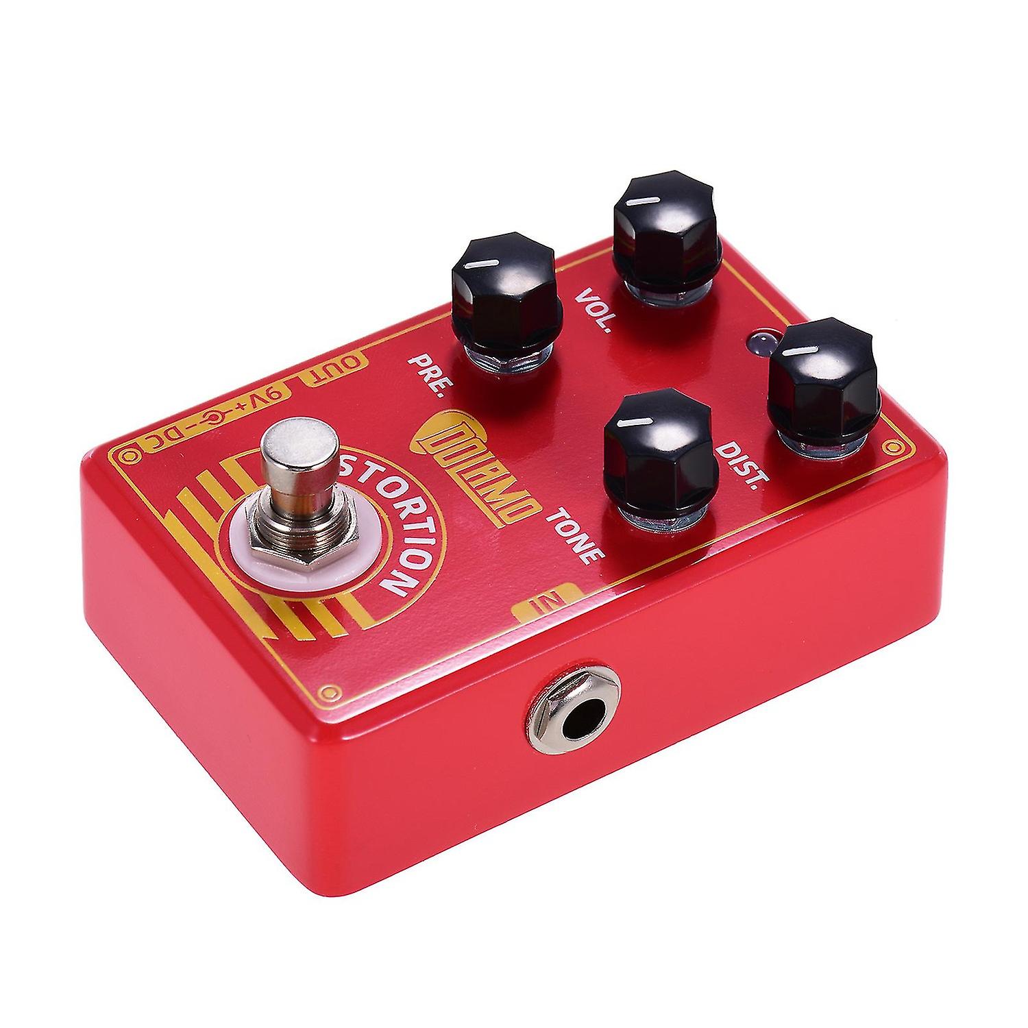 Dolamo D-9 Distortion Guitar Effect Pedal with Presence Distortion Volume Tone Controls and True Byp