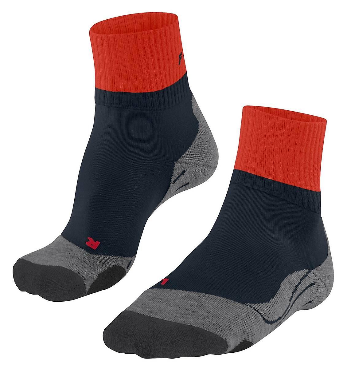 Falke TK2 Explore Trekking Short Socks - Space Blue/Orange