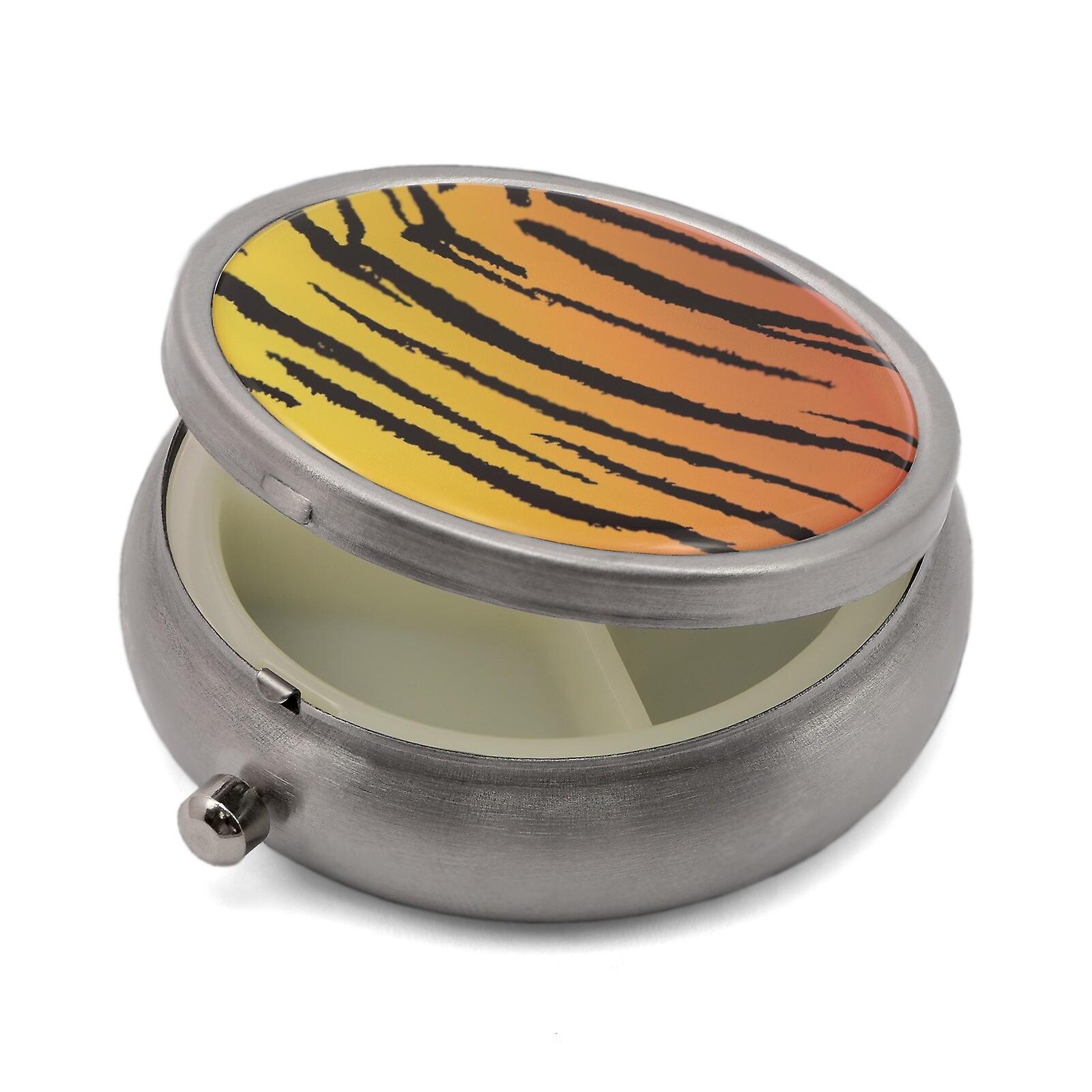 Pill Box with Tiger Print - 50.2
