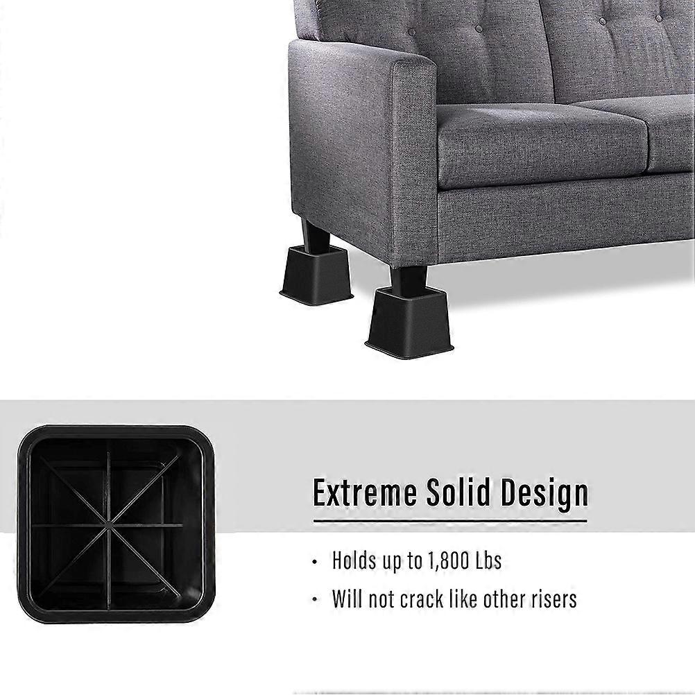 8個のベッドライザー家具ライザーリフトベッド用ベッドリフトデイベッドソファテーブルソファ
