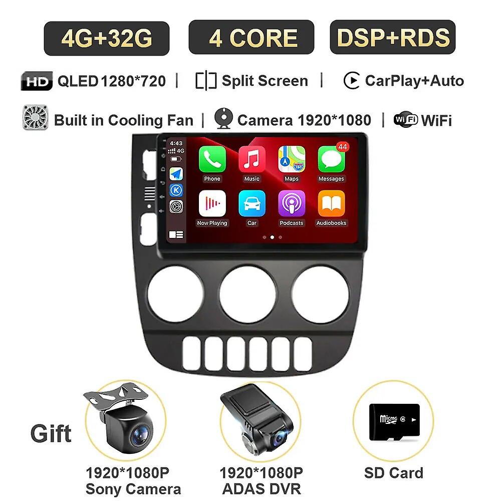 Android13 Car Radio For Mercedes Benz M-class W163 Ml320 1997 -2005 Player Multimadia Video Gps 360 4g Navigation Carplay Qled