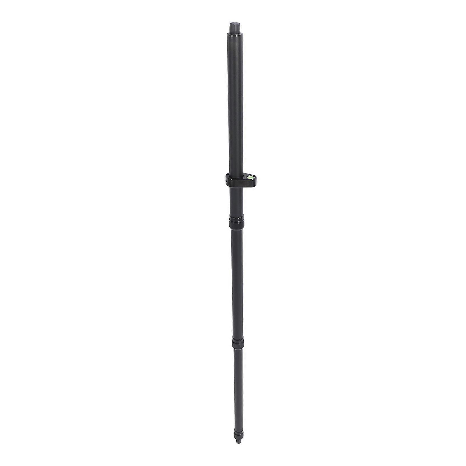 RTK GPS Survey Prism Pole with Bubble Aluminum Alloy Telescopic Rotating Locking Rod for Land Surveying 1.5 Meter