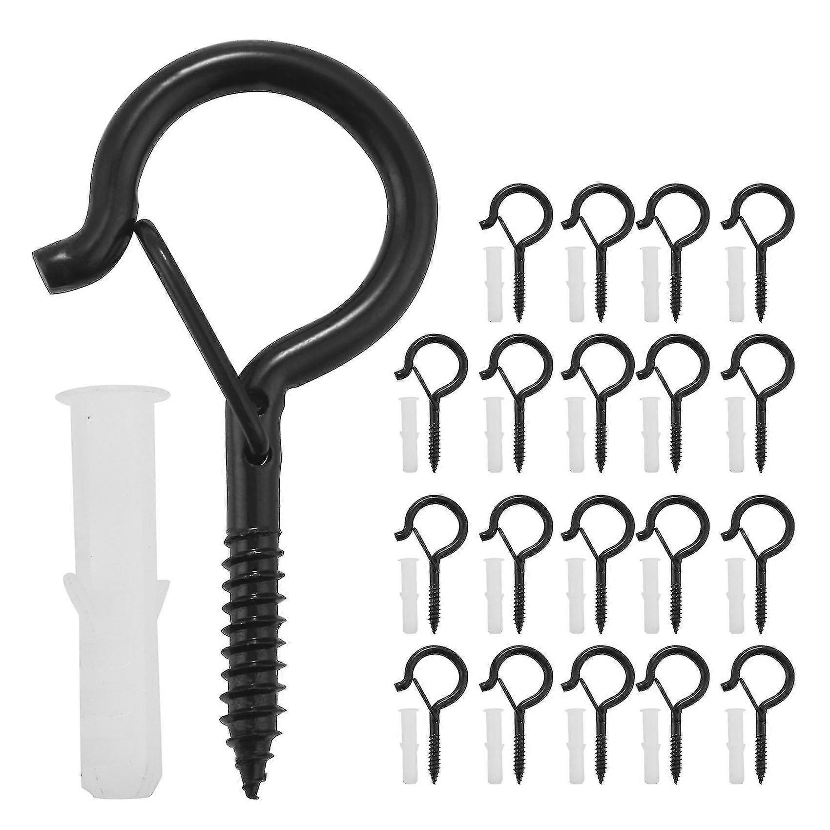 20 Pack Q-hanger Hooks With Safety Buckle,wall Cabinet Ceiling Hooks