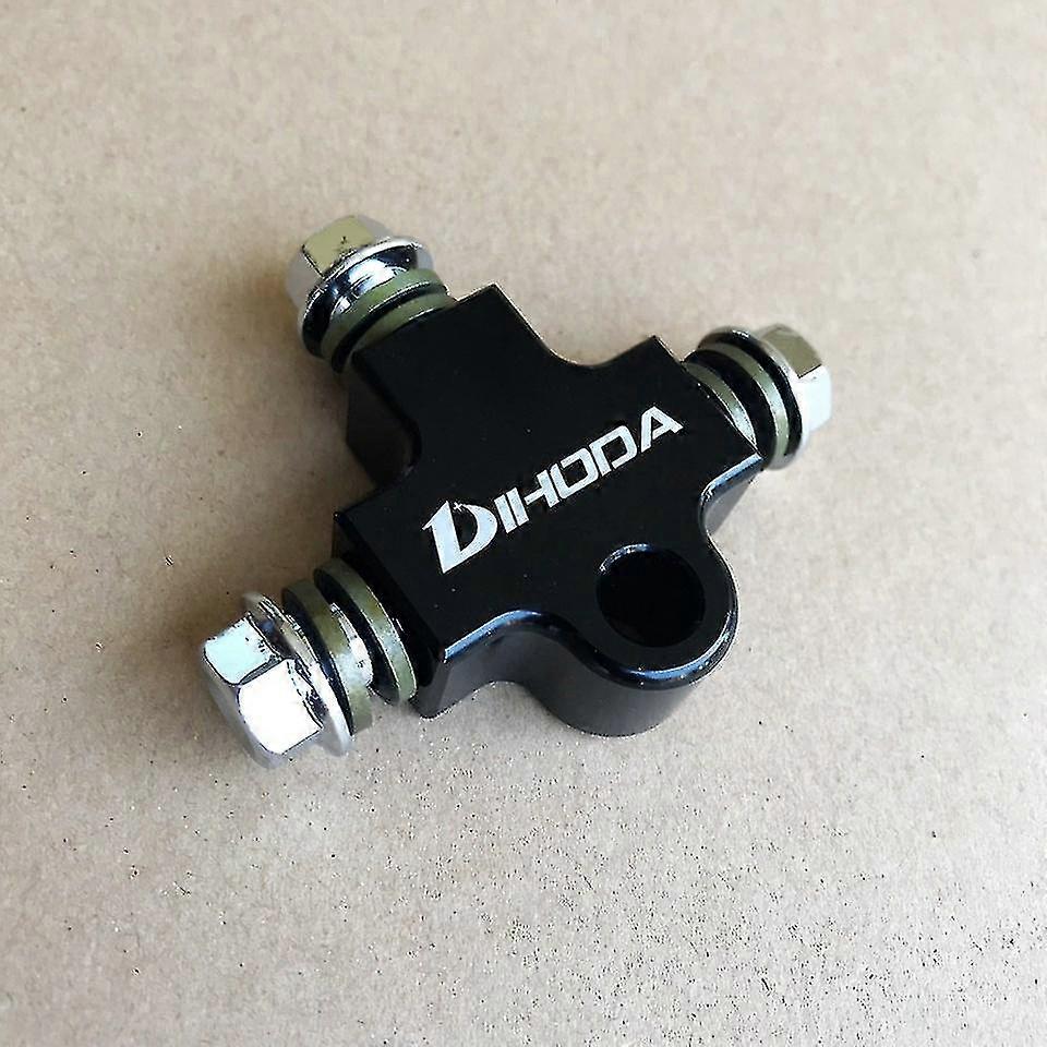 Motorcycle Hydraulic Brake Oil Hose Cnc Three-way Pipe Connector / Tee Coupling Fitting Compatible with Modification Tubing Bracket Adapter