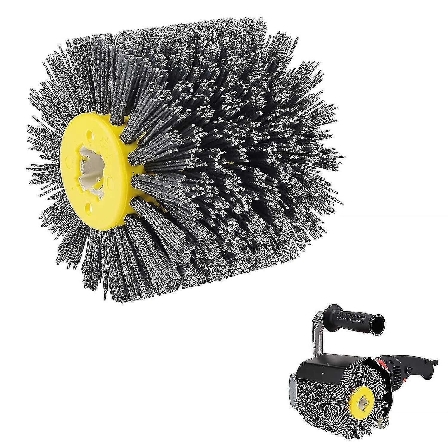 Nylon Brush, Pull Wheel, Polishing Brush, 120/180/240 Grit, For Woodworking Machine, Satin Machine (