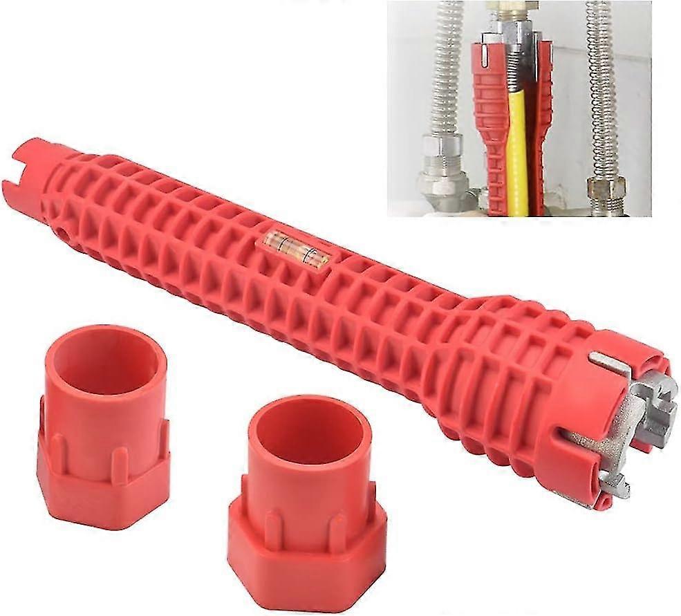 2024 New Multifunctional Basin Wrench (8-in-1) Plumbing Tools Faucet Wrench Tool Faucet Socket Wrench