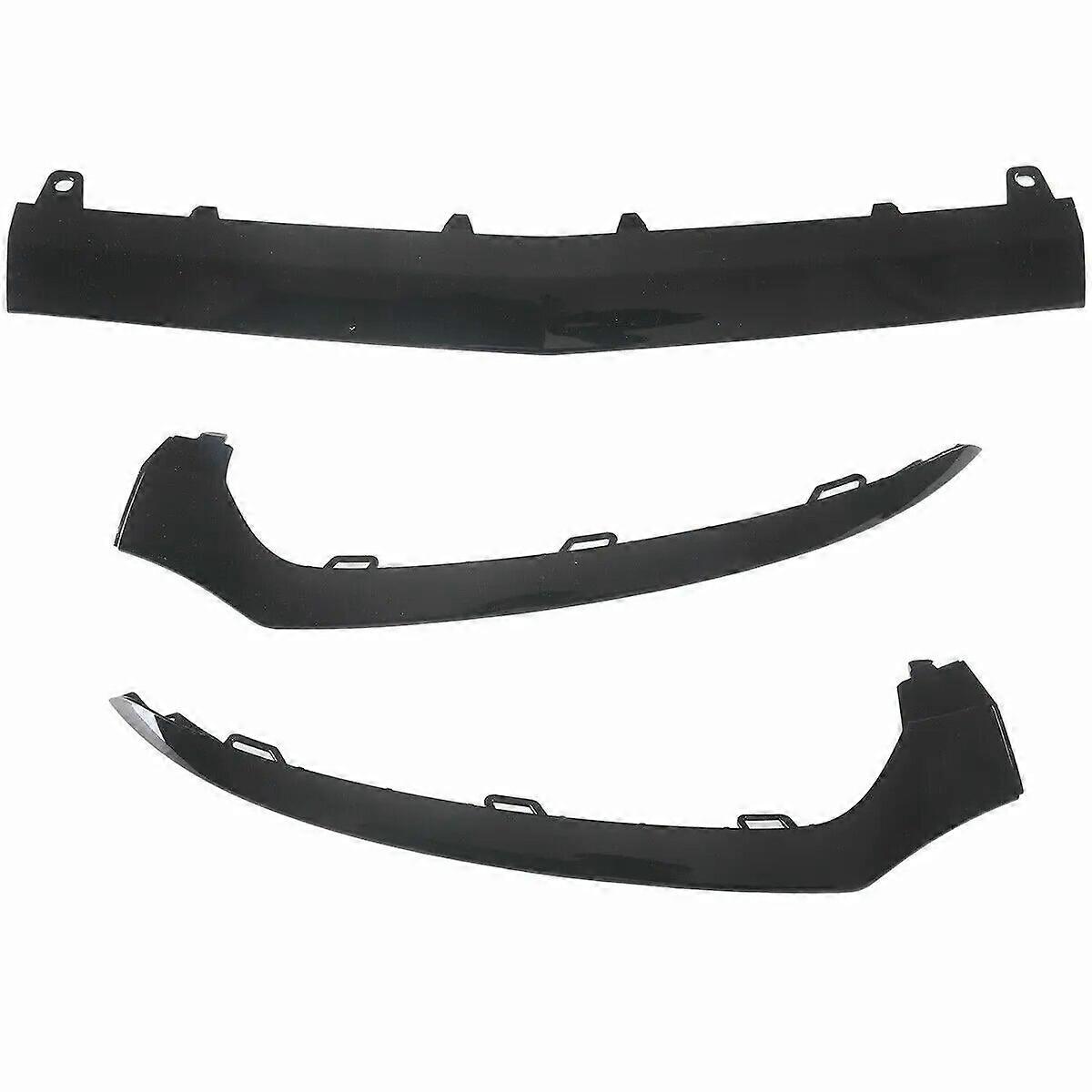 Chrome Front Bumper Lower Lip Trim For Mercedes Benz W205 AMG 2015-2018