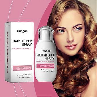 Spray Auxiliar de Cabelo, Spray de Crescimento Auxiliar de Cabelo, Spray Auxiliar de Cabelo Biotina e Cafeína, Arroz, Gengibre, Óleo de Rícino, Spray Nutri de Arroz para Crescimento Capilar, Ajuda para o Cabelo