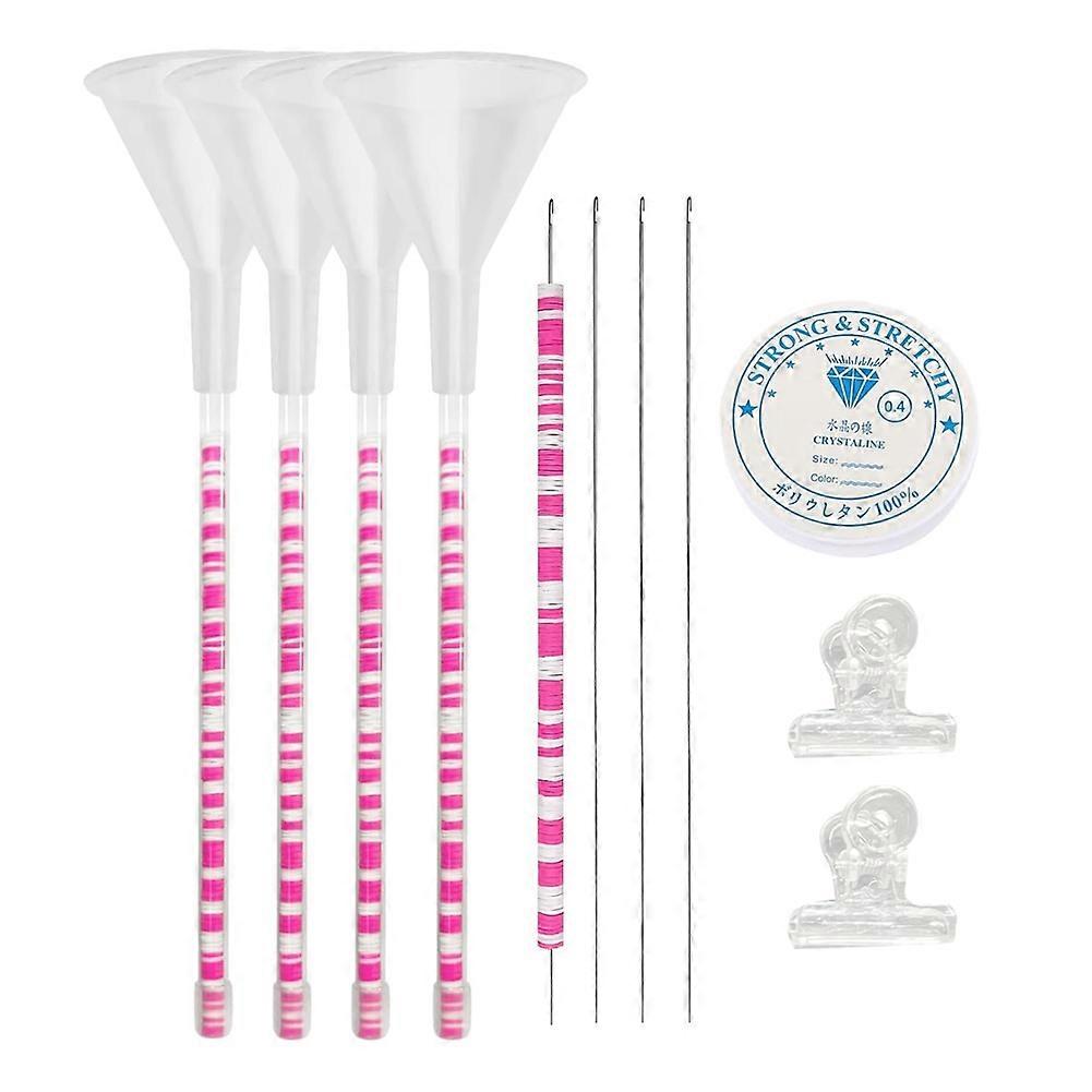 Beading Funnel-Clay Beads Bracelet Making Kit,Beading Needles Bracelet Making Kit for Jewelry Making,Necklace Making