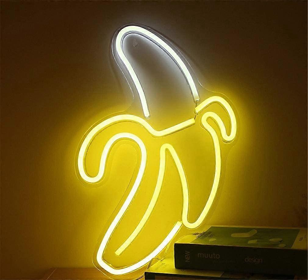 Neony bananowe Neony LED Artystyczne oświetlenie ścienne Dekoracyjne światła Neony dla Roo