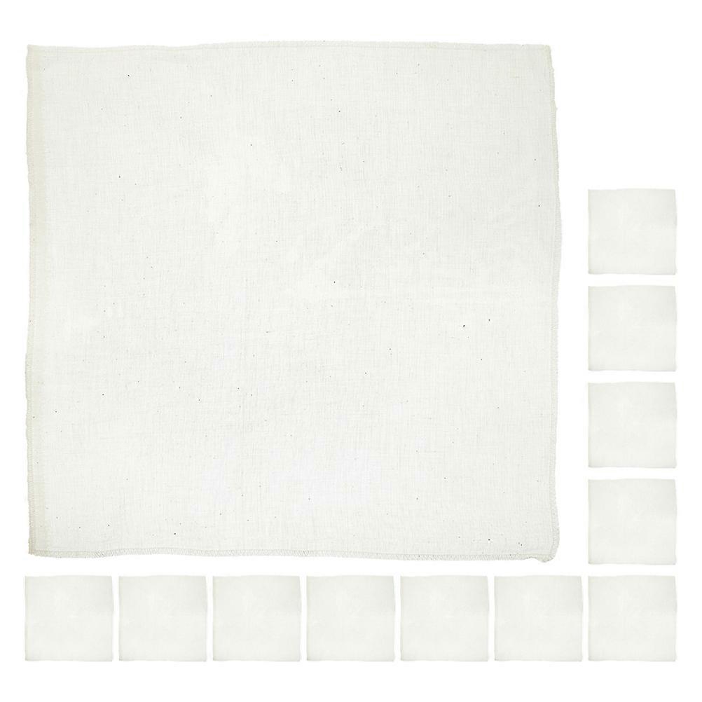 12pcs Unbleached Cotton Fabric Strainer Reusable Cheesecloth Strainer for Cooking