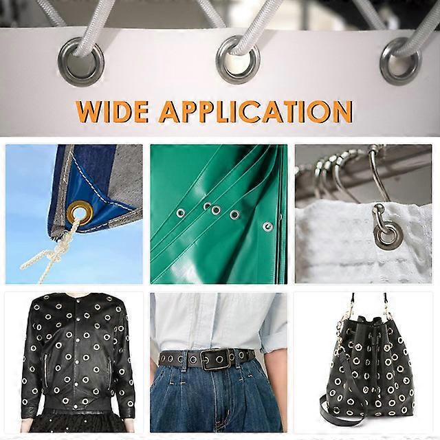 Yeetin Grommet Tool Kit – 3/8" Eyelet Pliers With 500 Eyelets & Punch For Tarps, Fabric, And Leather