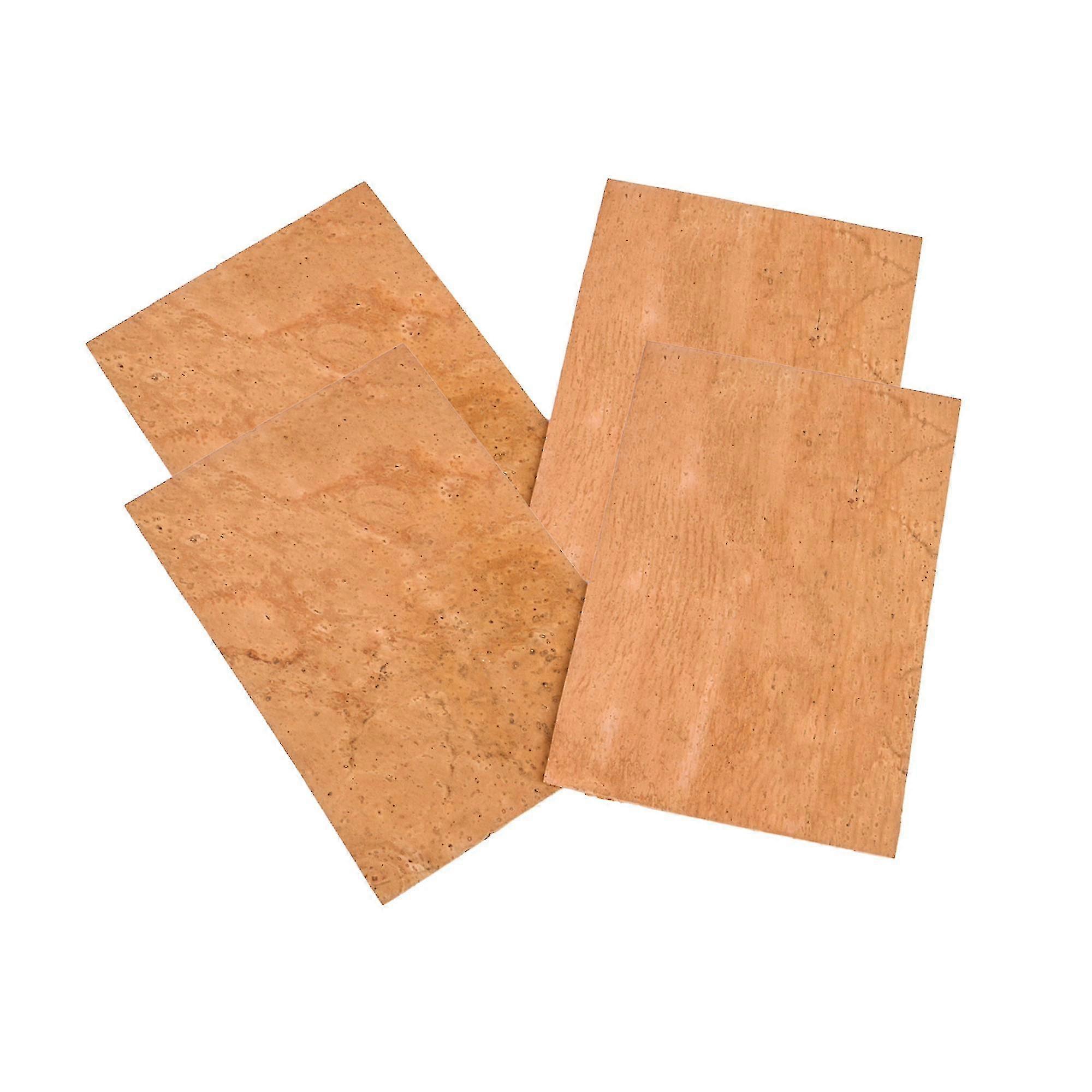 5 Pcs Wood Color Piccolo Clarinet Sax Neck Corks Sheet 150x100x1.2mm