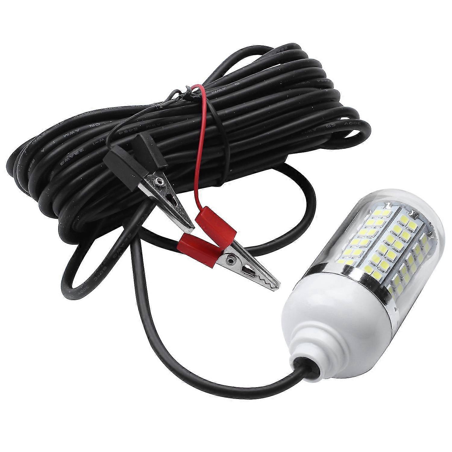 12v 15w Fishing Light 108pcs 2835 Led Underwater Fishing Light Lures Fish Finder Lamp Attracts Praw