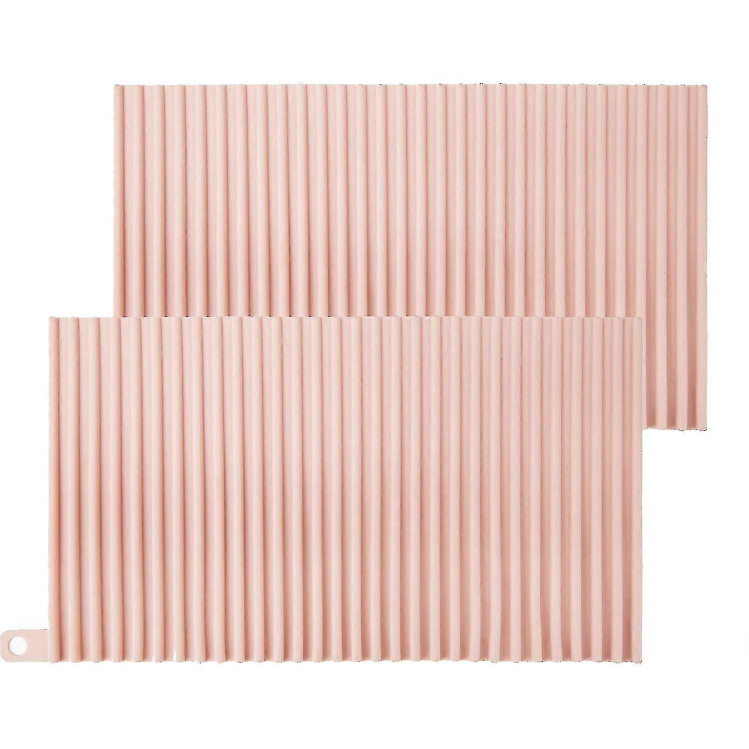 Silicone Dish Drying Mat 2 Pack Dishwasher Safe Heat Resistant