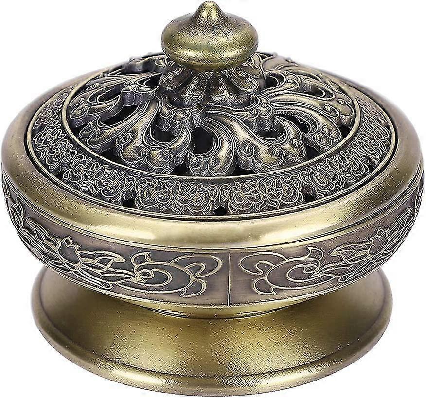 Small Incense Burner Incense Burner Lotus Buddha Incense Table Retro Bronze Incense Burner Charcoal Burner