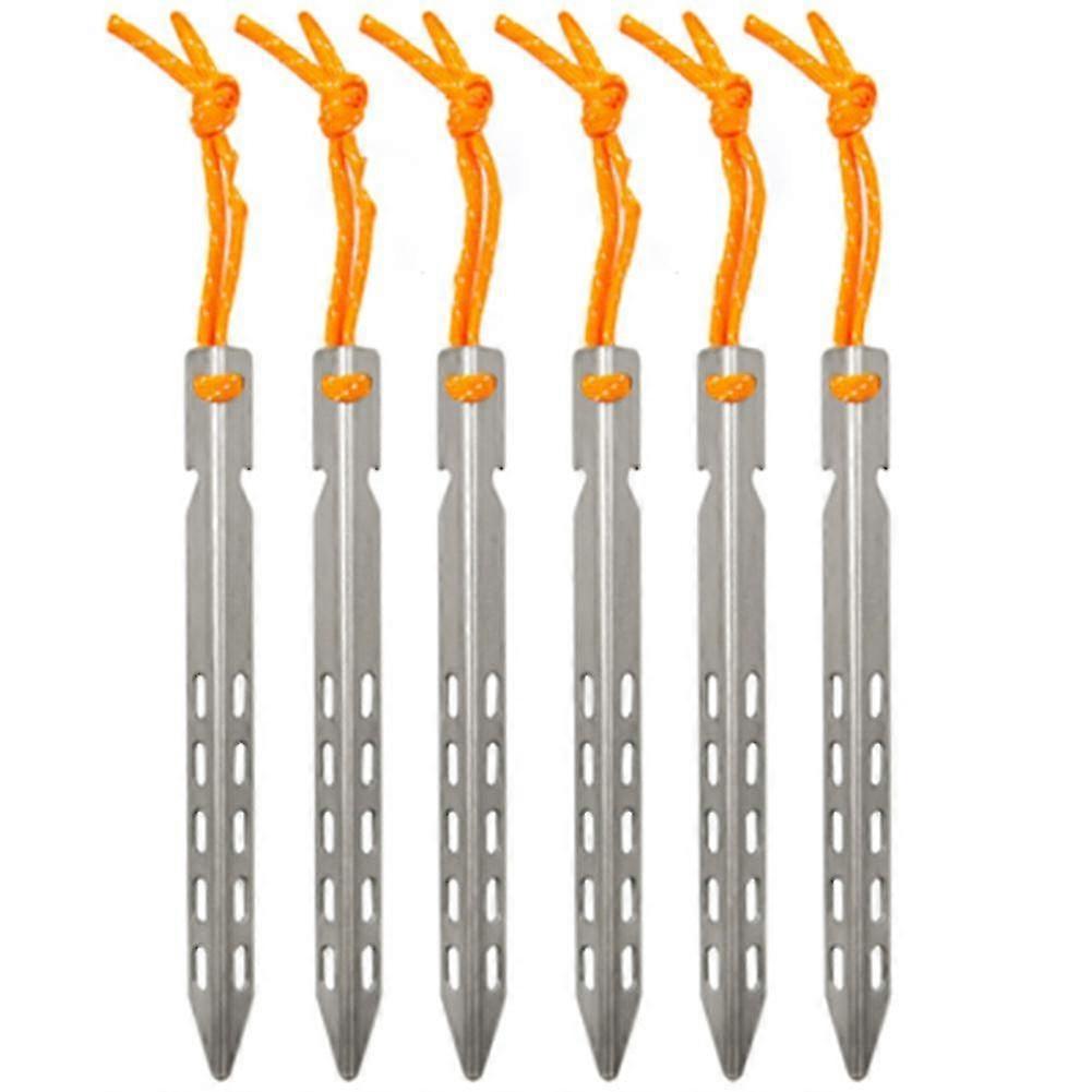 tito titanium 6pc titanium tent peg v shape titanium spike tent nail