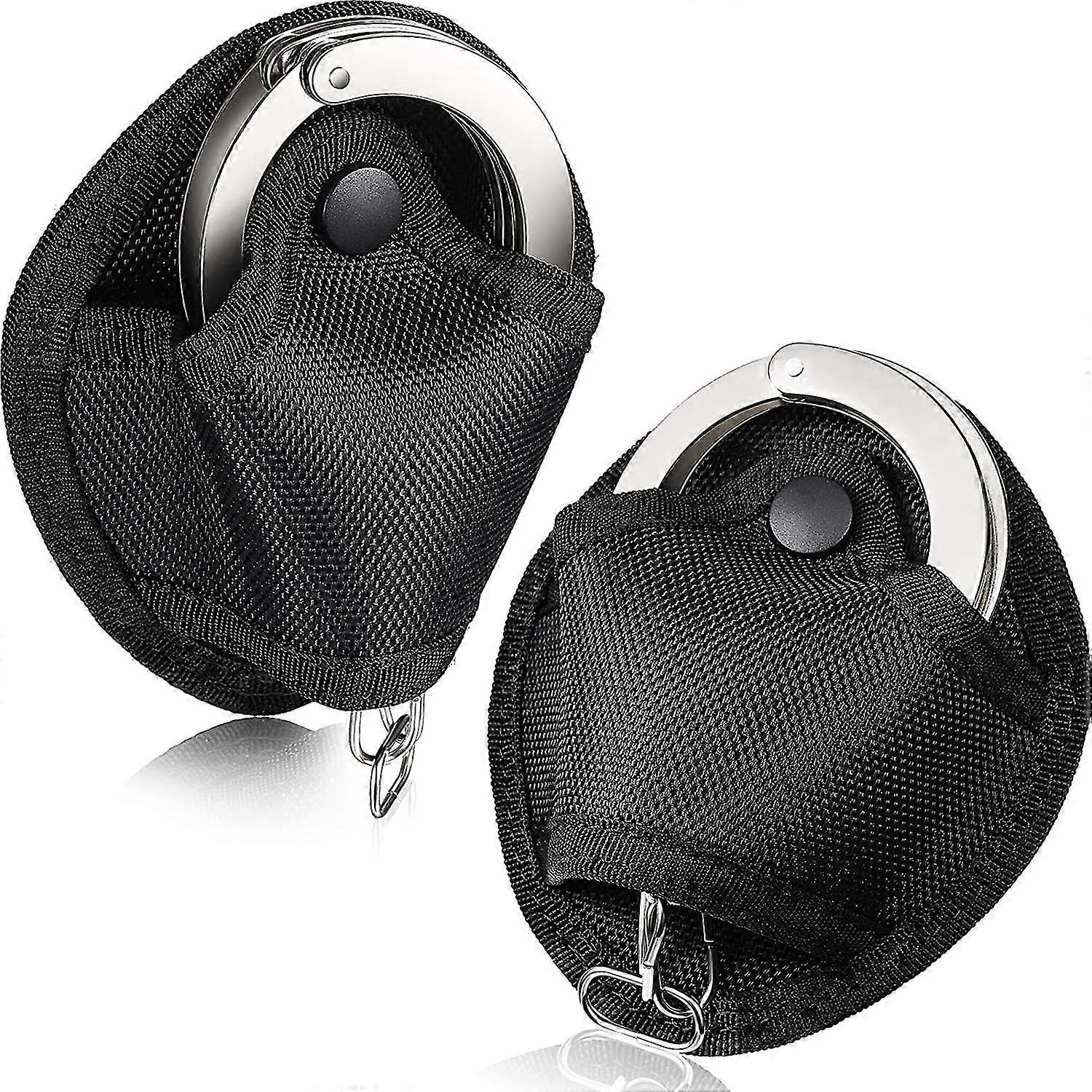 2 Packs Handcuff Cases Nylon Handcuff Holders Universal Handcuff Pouch For Most Chain Or Hinged Cuffsc_Th Happy H