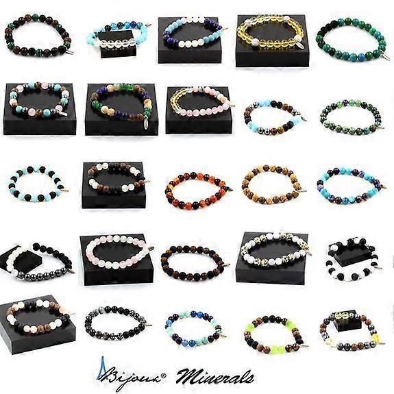 Super Seven bracelet (Melody's Stone) from Brazil + Matte black Onyx beads + 8 mm wood