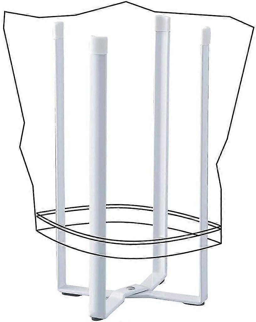 Bottle Dryer Bottle Rack Plastic Bag Holder Kitchen Organizer (white)