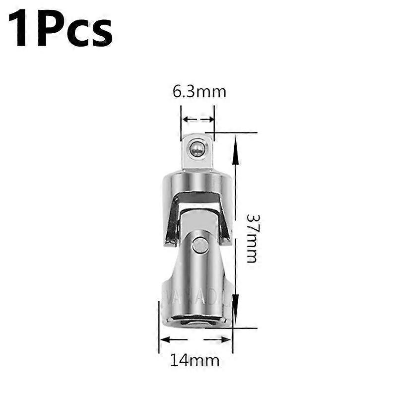 1/3Pcs Universal Joint Set Ratchet Angle Extension Bar Socket Adapter Special 1/4 3/8 1/2 Sleeve Professional Socket Impact Tool