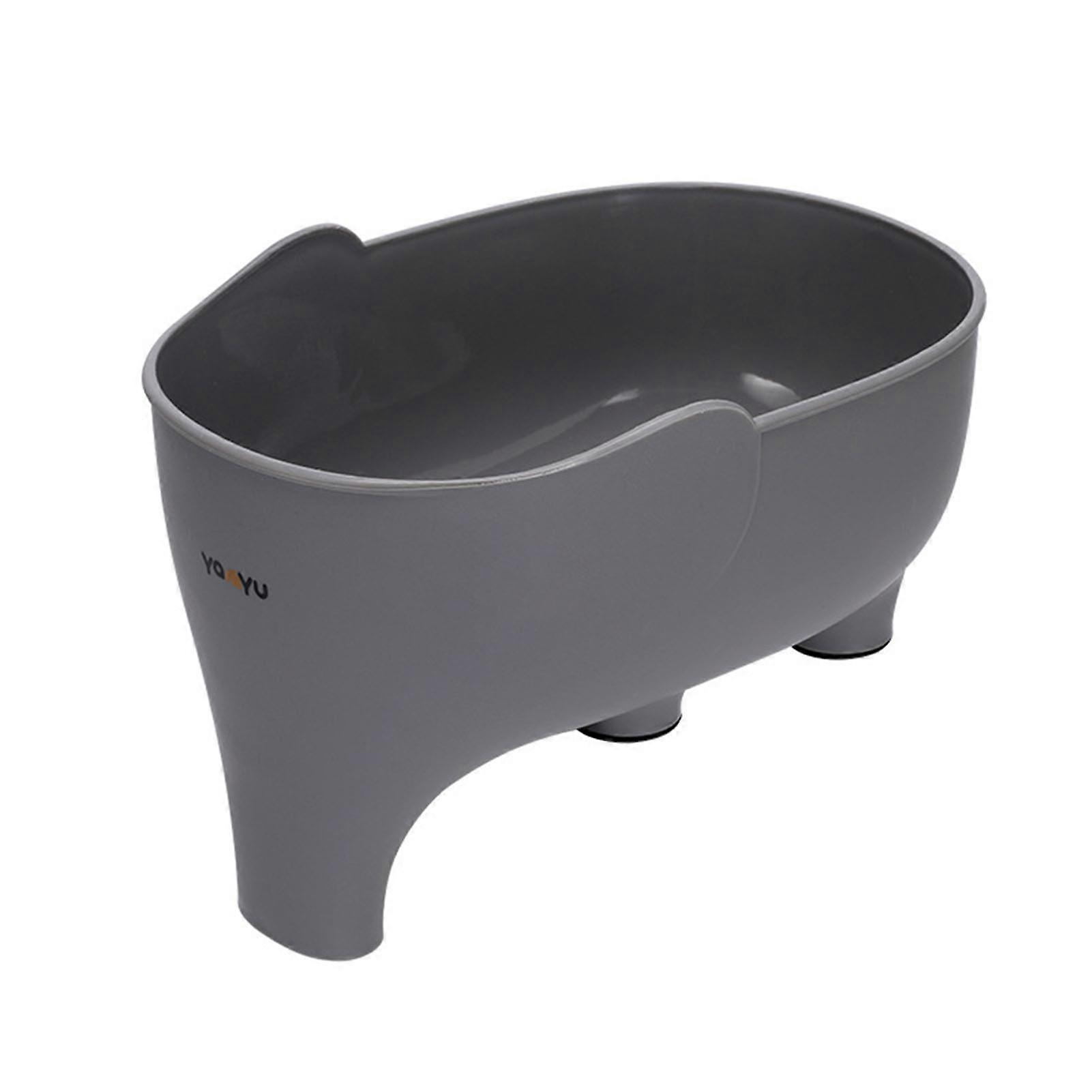 Lovely Elephant Shape Drain Basket Large Capacity Greens Washing Strainer Vegetables Wash Tool