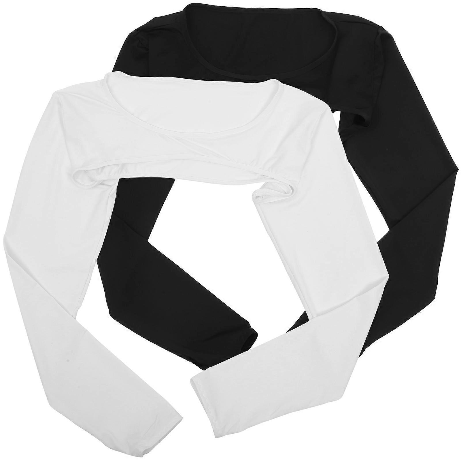 2pcs Summer Shawl Cuff Sleeves UV Protection Arm Sleeves for Outdoor Sports