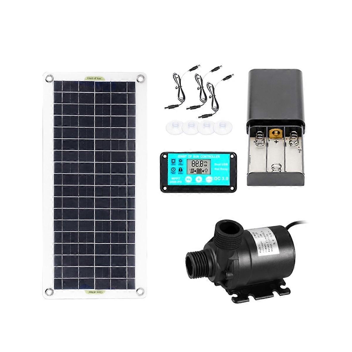 50W ηλιακή αντλία νερού DC12V 800L/H χαμηλού θορύβου ηλιακή βρύση νερού αντλιών κήπων οικογενειακή βρύση νερού