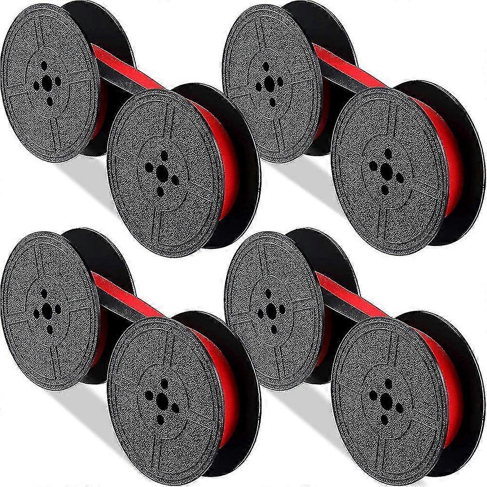4 Pack Typewriter Ribbon Twin Spool Typewriter Ribbon Ink Twin Spool Ink Replacement Part For Typew