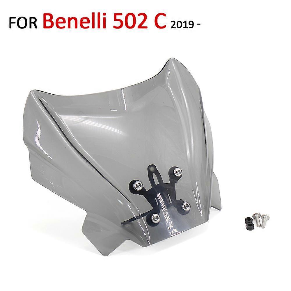 NEW Motorcycle Front Windscreen Windshield Screen Wind Shield Deflector Protector For Benelli 502 C 502C 502c 2019 - 2020 2021