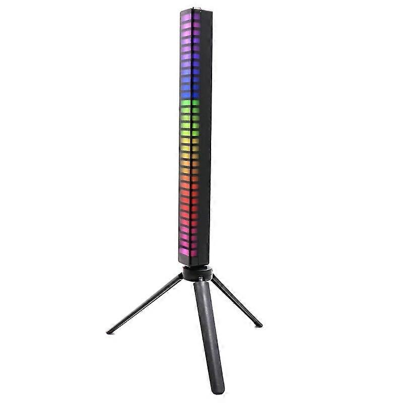 APP Music Sound Control Portable Charging Rhythm 3D Light Bar RGB Desktop Car USB Type-C 3Sides Illuminated Atmosphere Lights