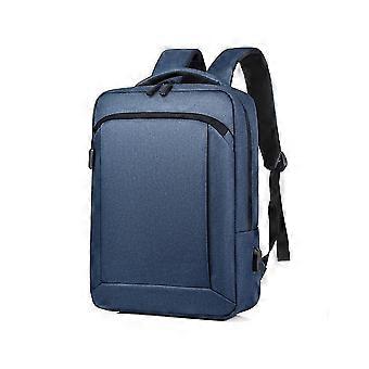Anti-theft Bag Backpack Usb Charging Waterproof Laptop Travel Shoulder School--blue