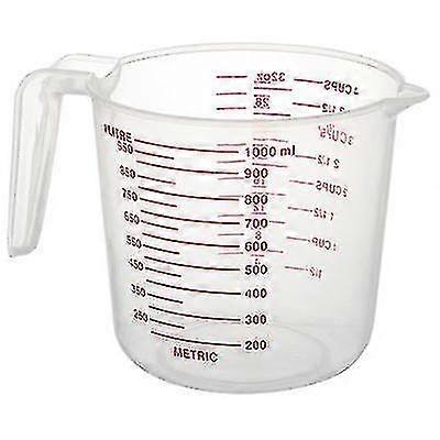 2pcs Measuring Cup With Scale To Measure Pp Cup Plastic Experimental 1000ml