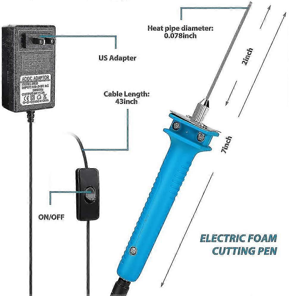 100-240v Hot Wire Foam Cutter, Hot Knife Foam Cutter Electric Styrofoam Cutting Tool, 572 Foam Board Cutter With Cutting Machine Pen For Styrofoam Fo