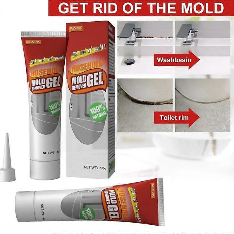 2x جل مزيل العفن للغسالة حلقة مطاطية ، شريط ختم الثلاجة ، حافة الحوض ، الأبواب والنوافذ