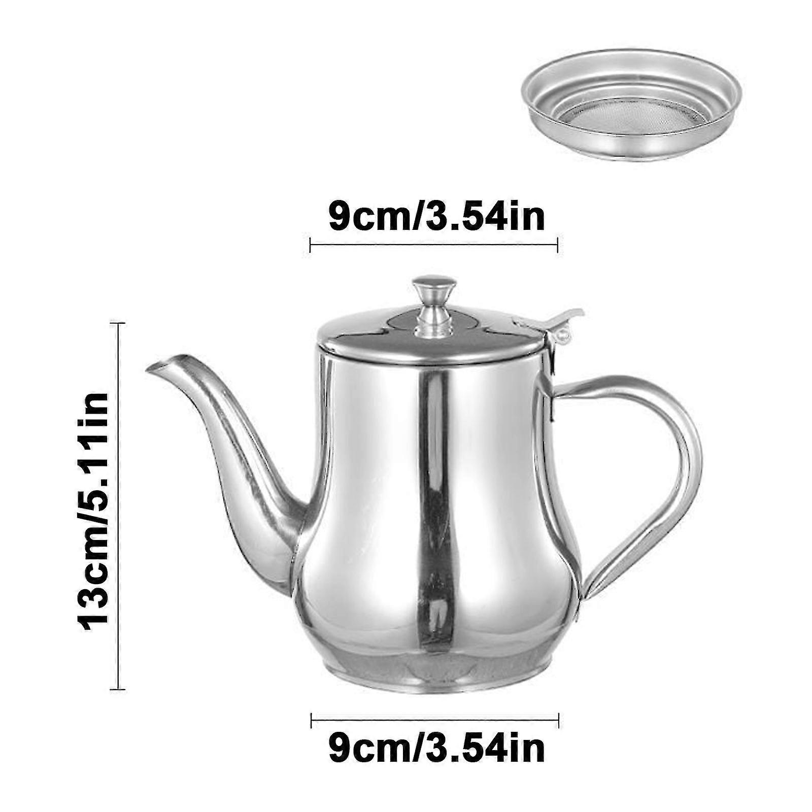 Rustfritt stål Oiler Med Sile, Boxpopla Rustfritt stål Oiler, Rustfritt stål Oiler For Bacon Grease, 304 Rustfritt stål Oiler, Rustfritt Stee