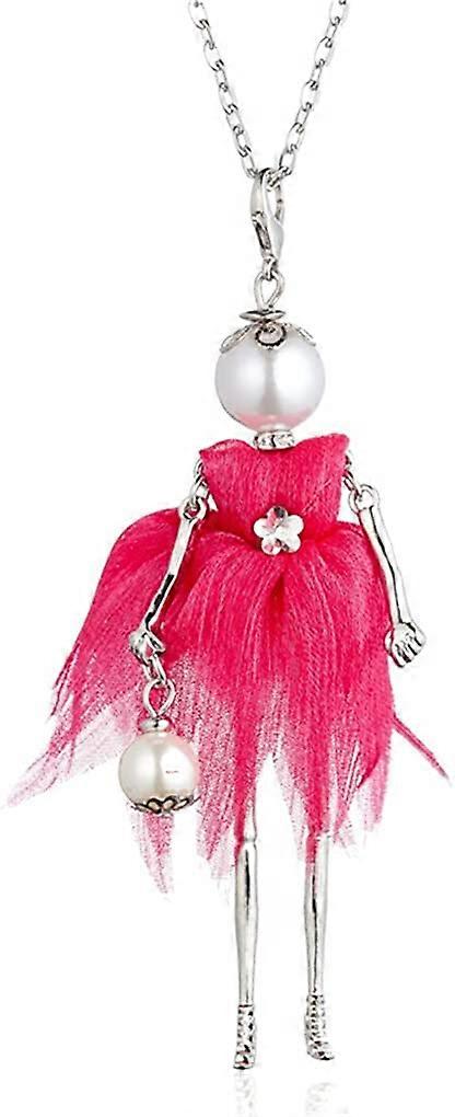 lmoikesz Colliers Femme Poupée Ornement Mode Élégant Pendentif Bijoux Femme Accessoire pour Ménage Mariage Engagement