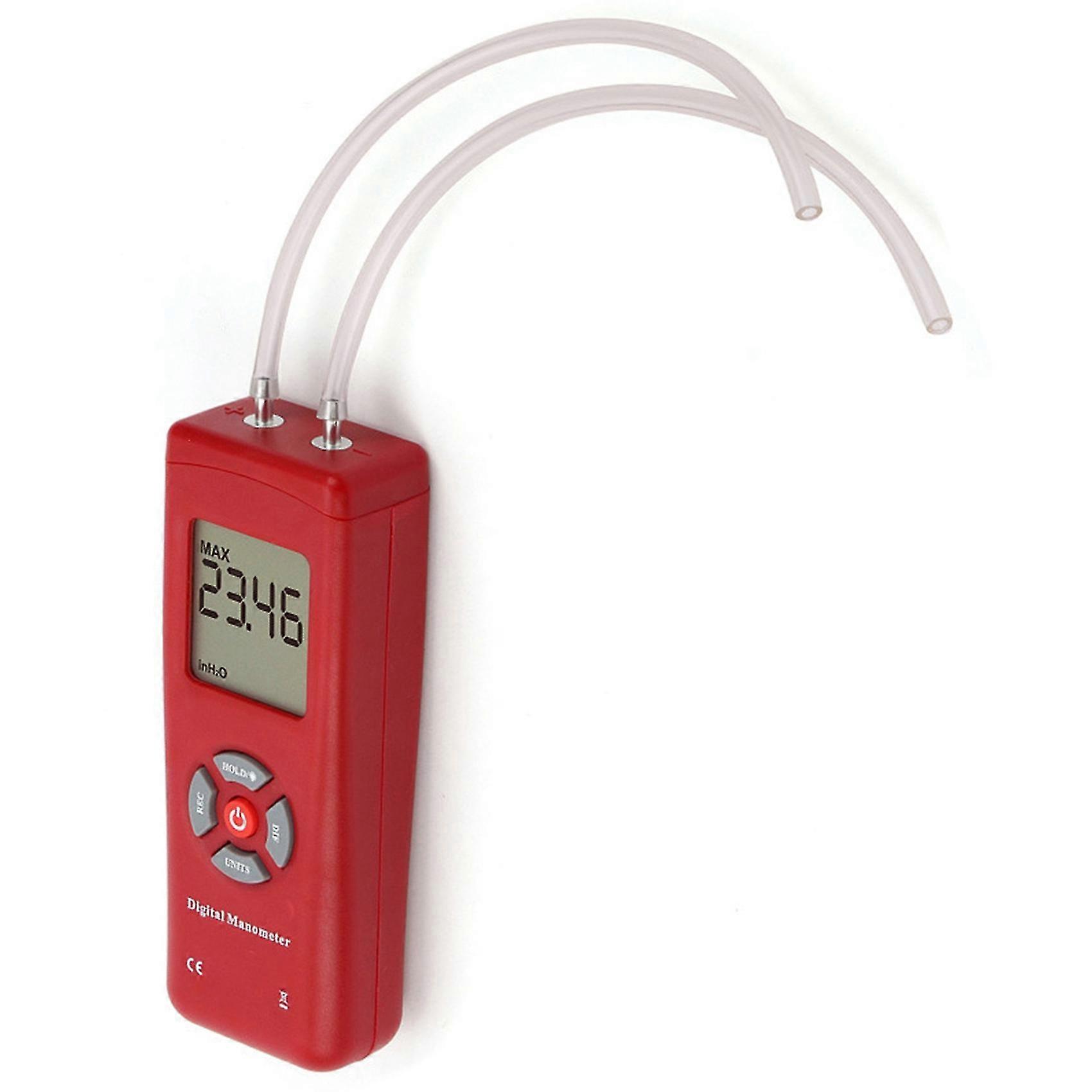 Digital Portable Pressure Gauge, Hand-held Air Vacuum/gas Pressure Gauge, 11 Units With Backlight