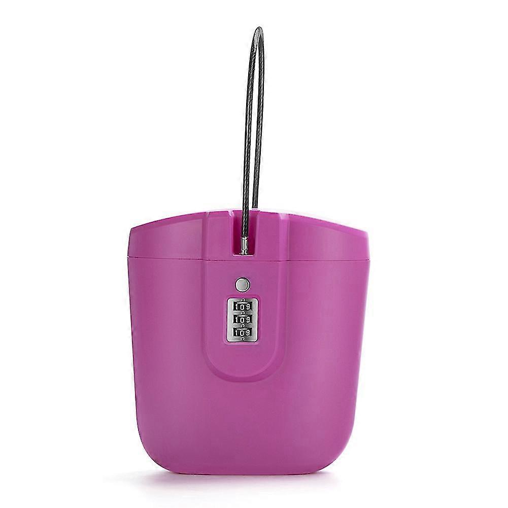 Password Box 3-digit Combination Lock Beach Bucket Storage Box Hiking Sports Outdoor Security Stora