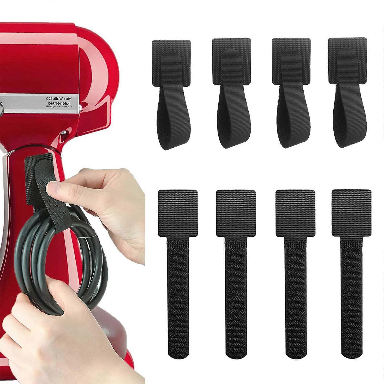 8-Piece Data Cable Organizer Cable Management Fixing Straps Cable Ties for Nylon Cables