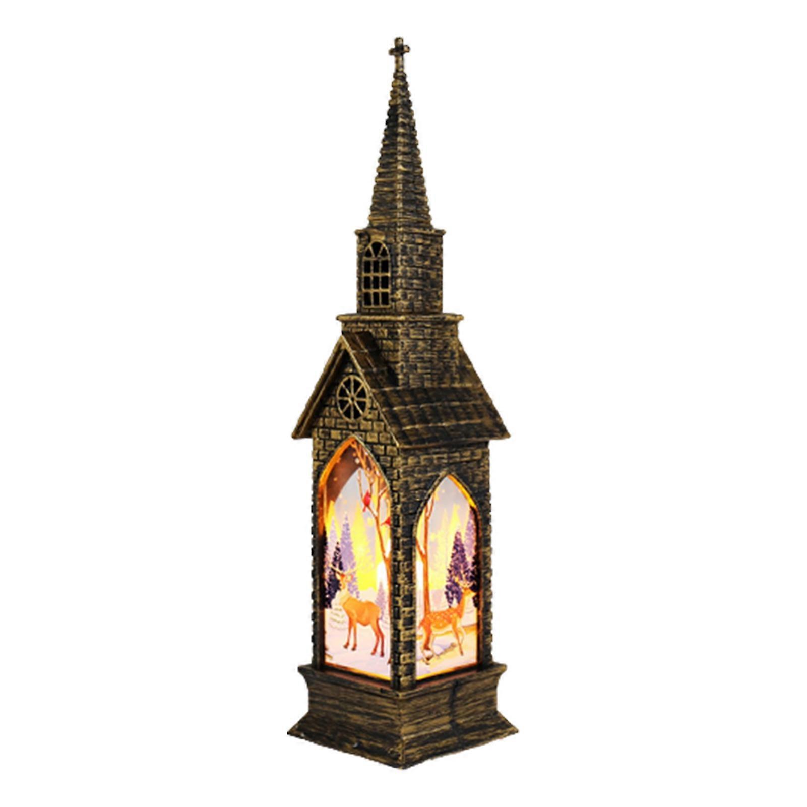 Night Light Eye-catching Cartoon Pattern PVC LED Xmas Decorative Lantern Lamp for Home KAESI