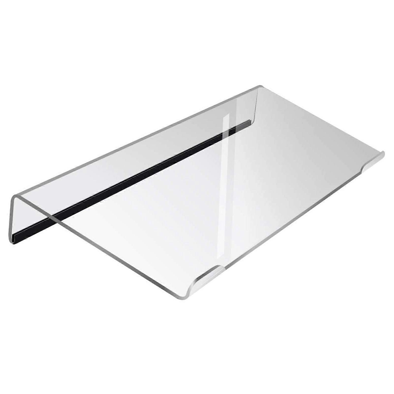 Acrylic Computer Keyboard Stand 78-Keys Keyboard Riser Lift Tray Non-slip Transparent Desktop Keyboard Holder Computer Accessories Office Supplies KAE