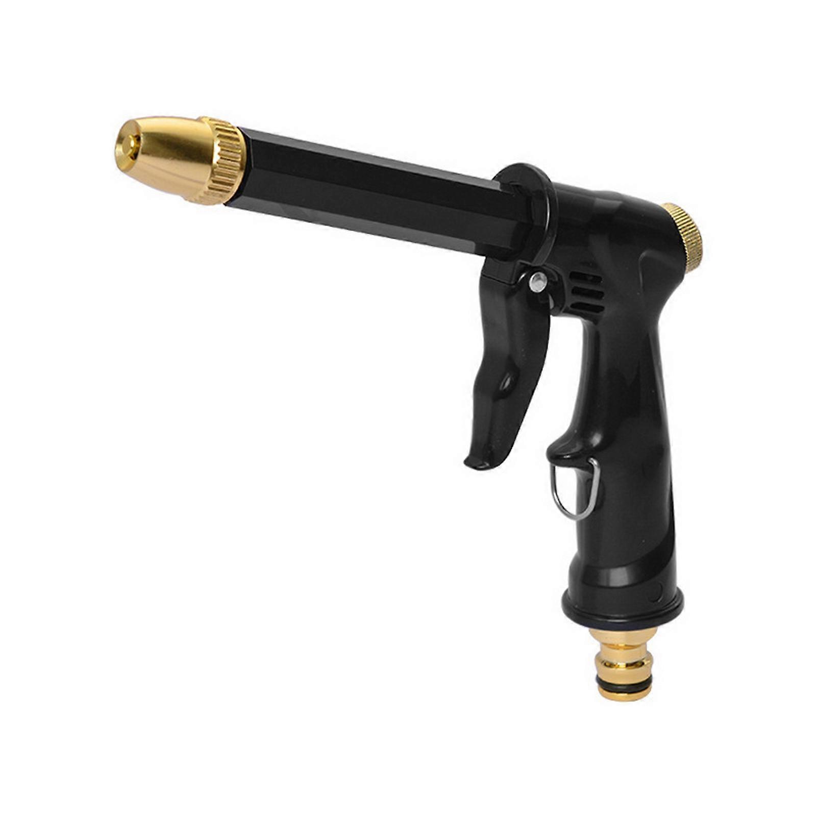 1 Set Car Wash Nozzle Adjustable Water-shape Strong Water Pressure Black Car Washing Machine Hose Nozzle Sprayer Home Supply KAESI
