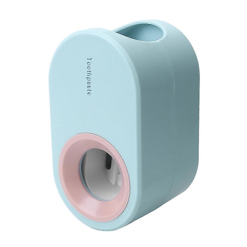 Automatic Toothpaste Dispenser Toothbrush Holder Toothpaste Squeezer Storage Rack Bathroom Accessories Wall Mounted Dust-proof