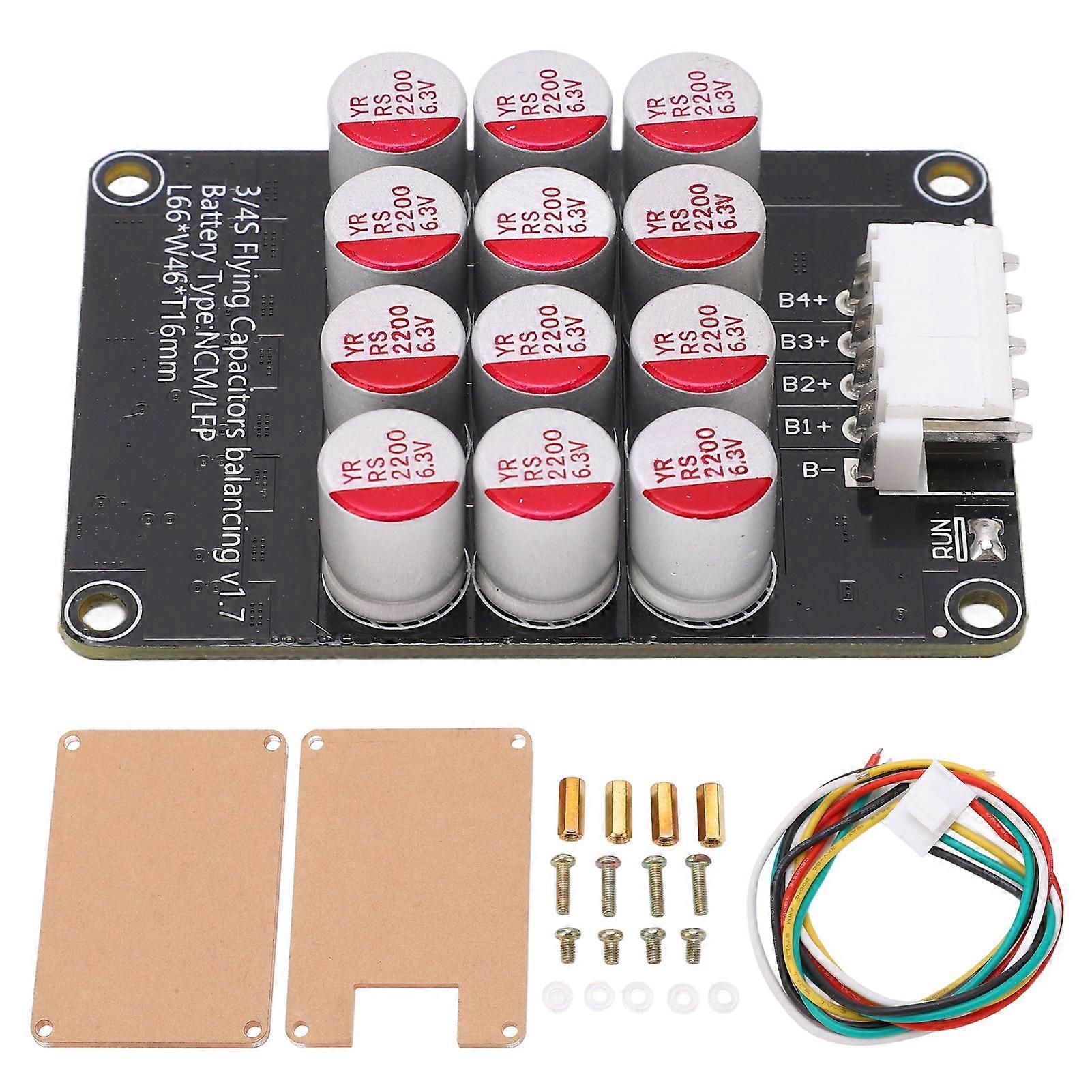 Battery Active Equalizer 3S 4S 5A Balancer Energy Transfer Board 1.8V?4.5V for Protection