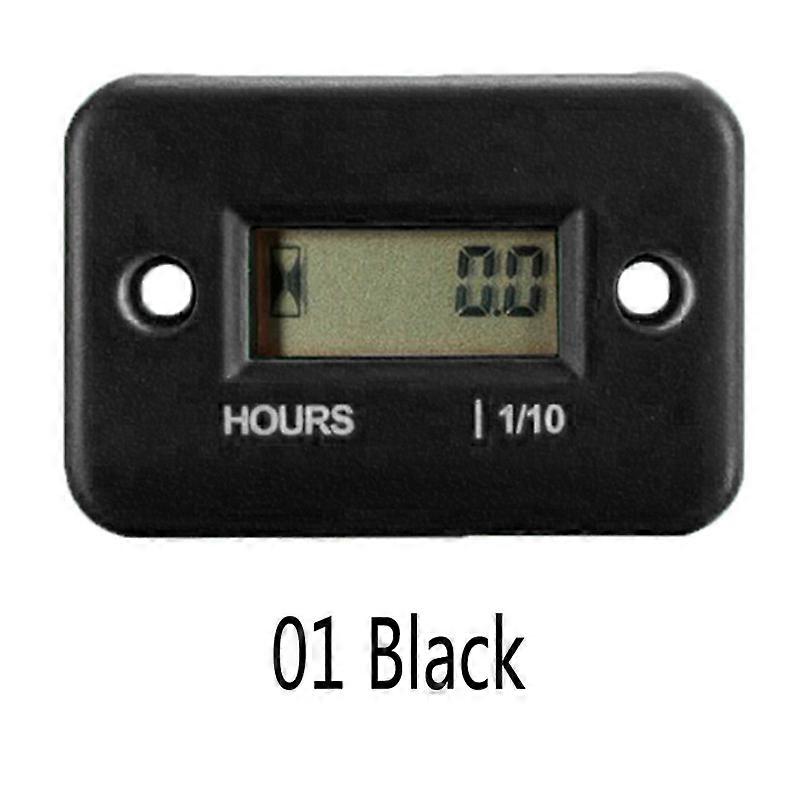 Motorcycle hour counter with battery clock Cafe Racer digital counter Moto Ski Timer battery digital tool operation meter~24139