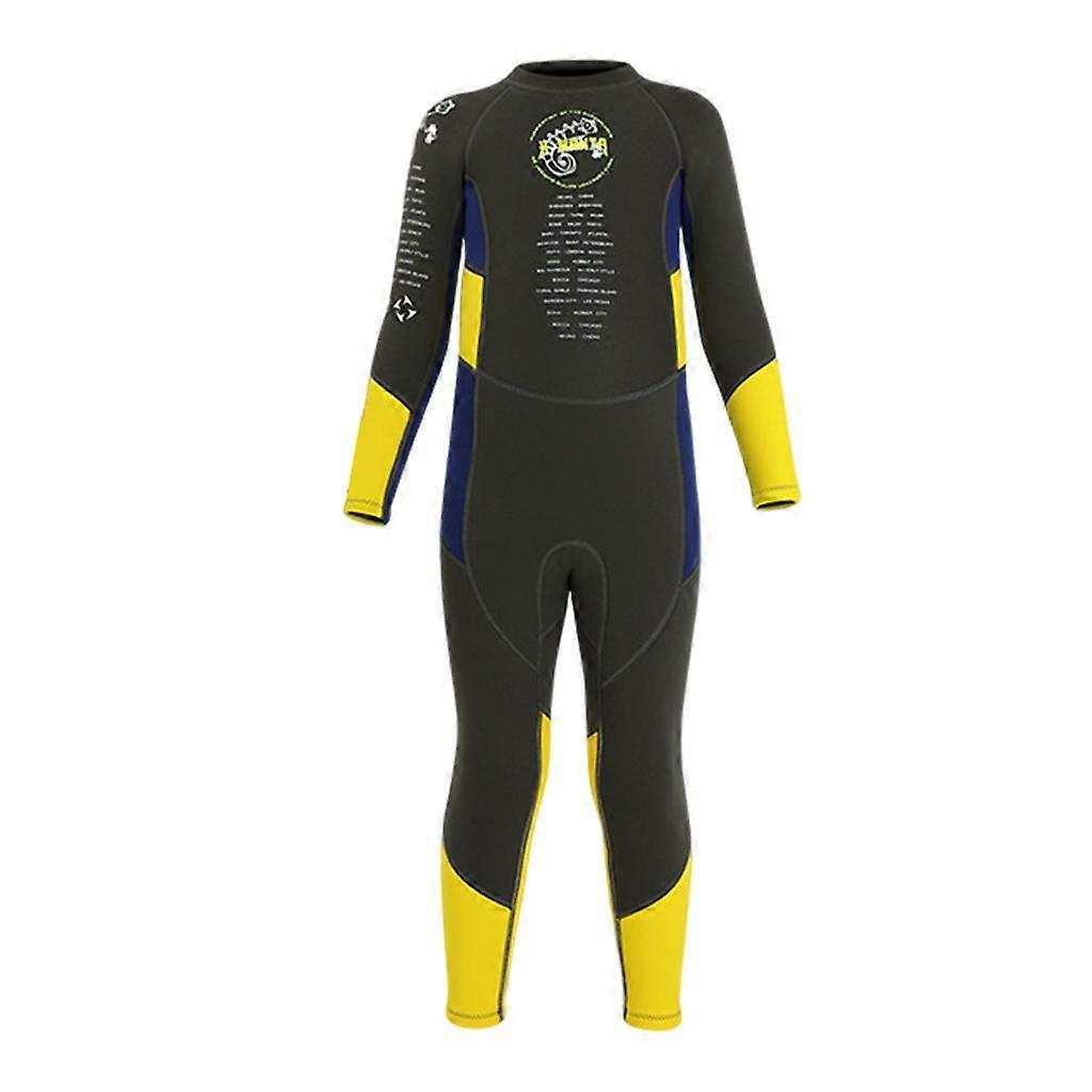Costumi da bagno da surf a maniche lunghe Protezione UV Muta subacquea per bambini XL grigio