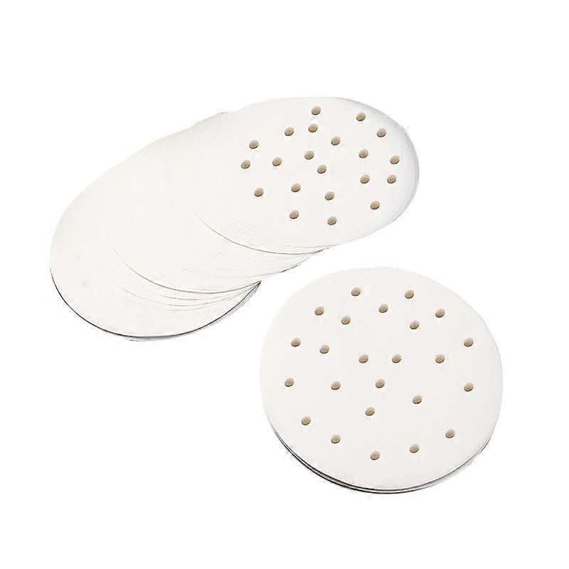 Small Bamboo Steamer Liners, Non-stick Mini Steam Paper for Steamed Buns Dumplings(4in)