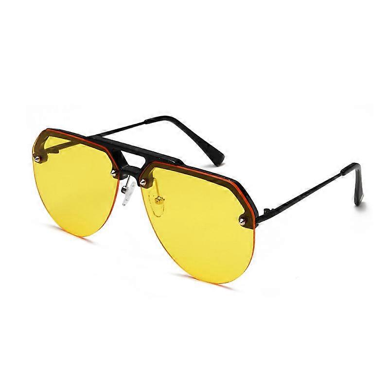 MIMIGO Sunglasses for Men and Women Semi-Rimless Frame Driving Sun glasses 100% UV Blocking